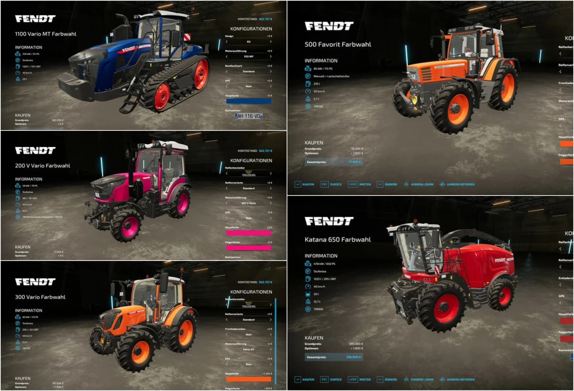 FENDT PACK MULTICOLOR 5