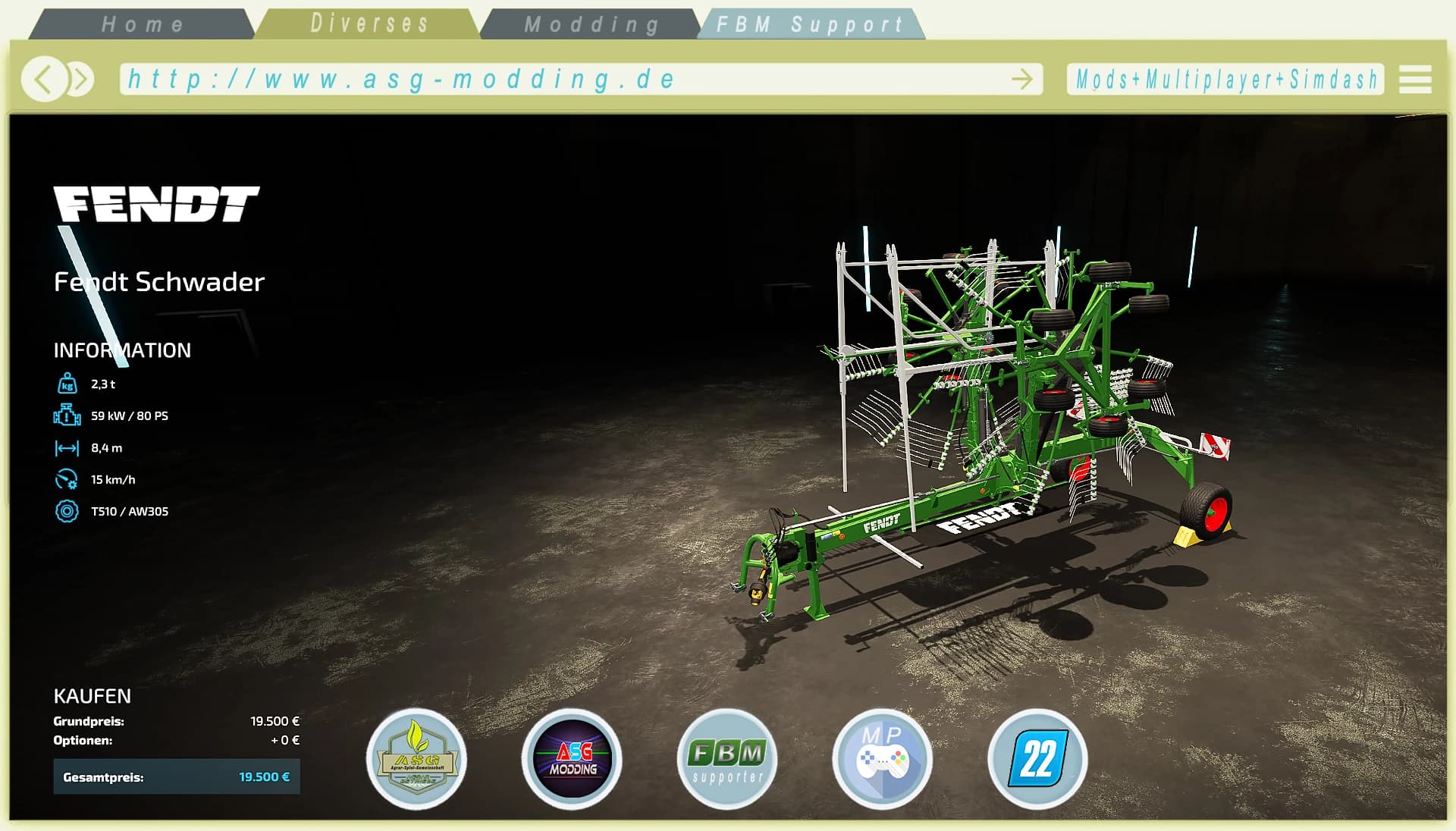 FENDT RAKE 2