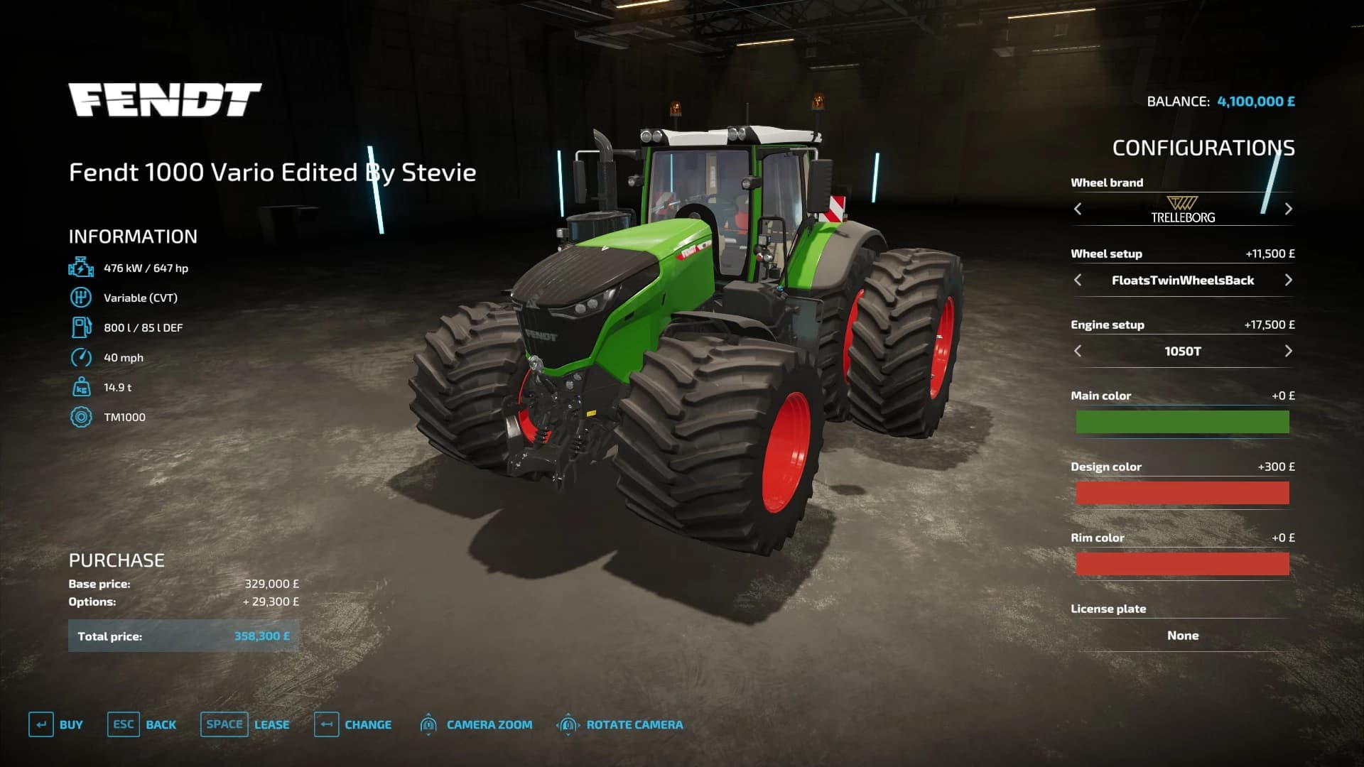 FENDT VARIO 1000 BY STEVIE 3
