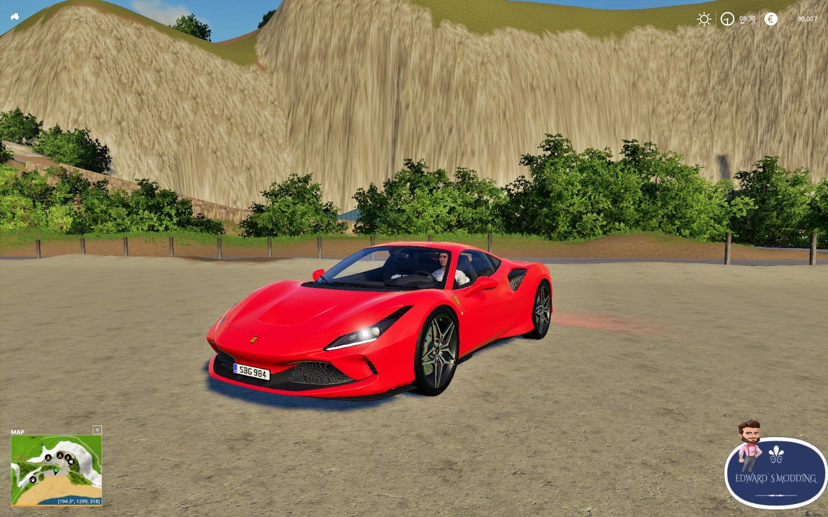 FERRARI F8 TRIBUTO FS19 2