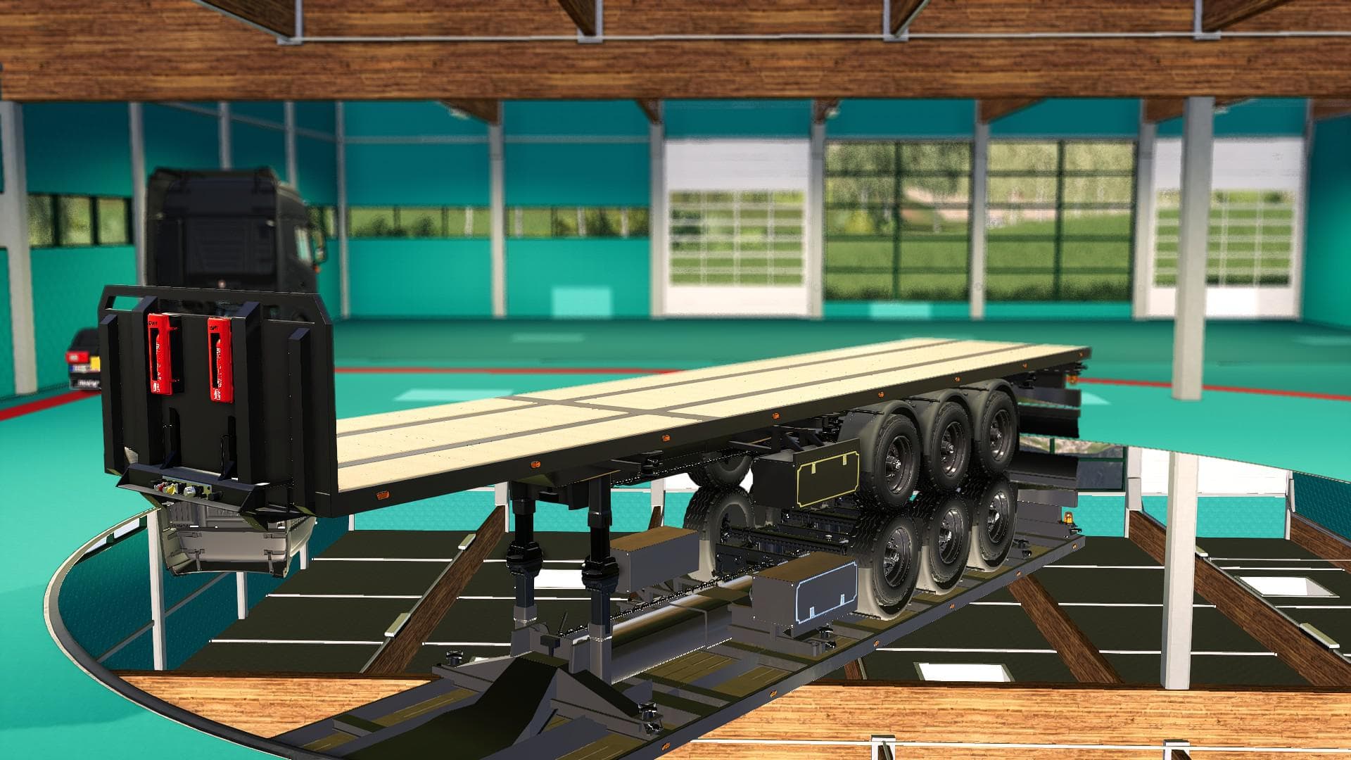 FLATBED HOLLAND STYLE TRAILER 4