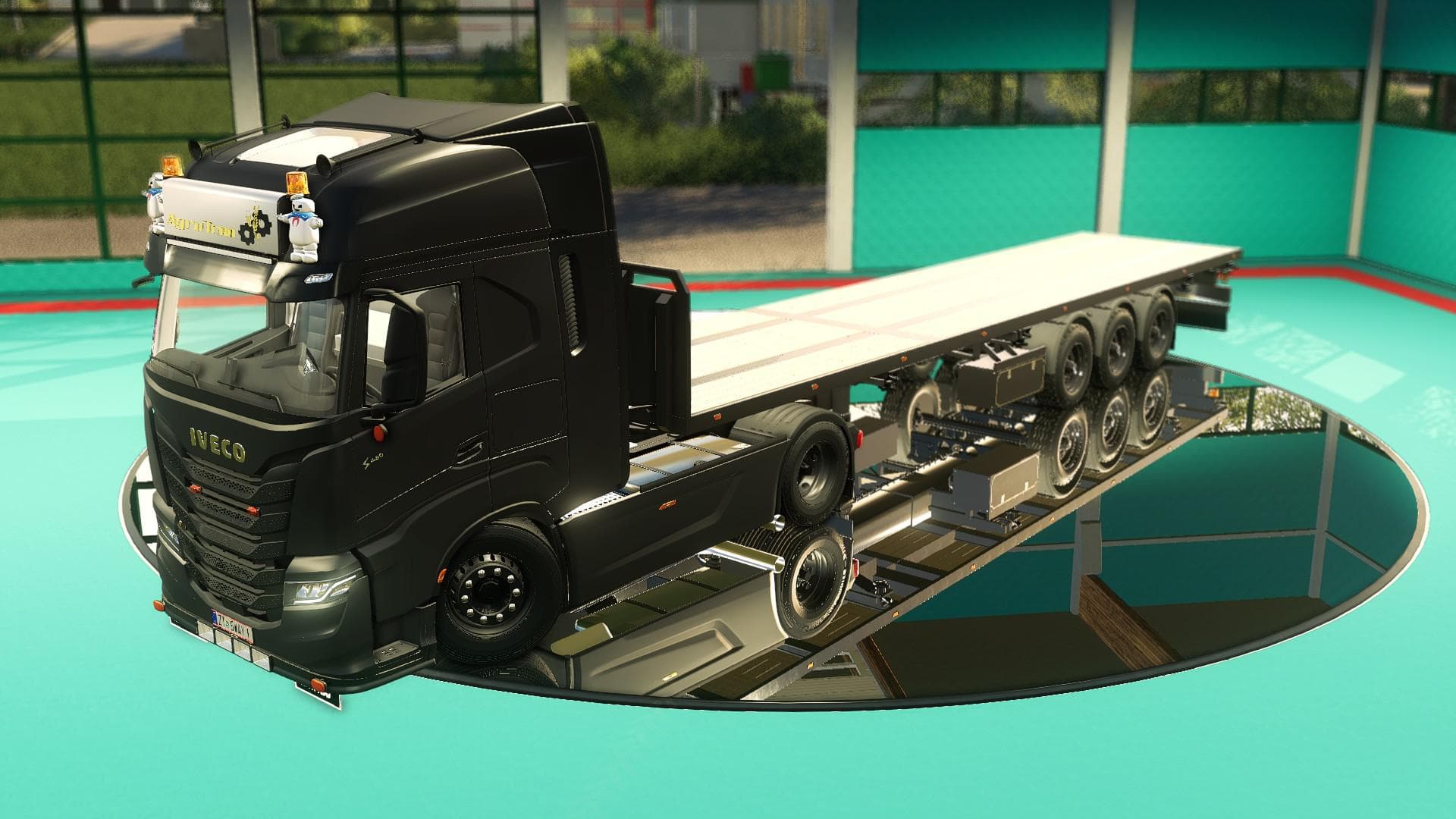 FLATBED HOLLAND STYLE TRAILER 2