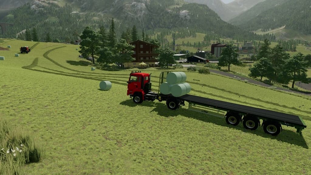 FLIEGL FLATBED SEMITRAILER 4