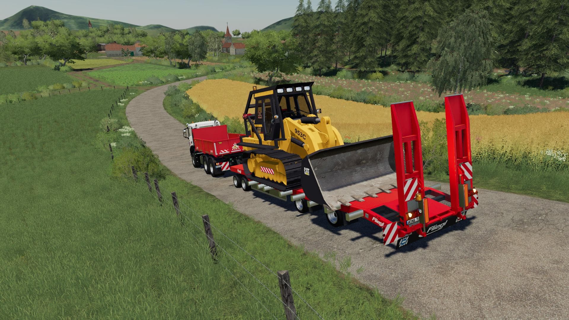 FLIEGL LOWBODY WITH EXTENSIONS 5