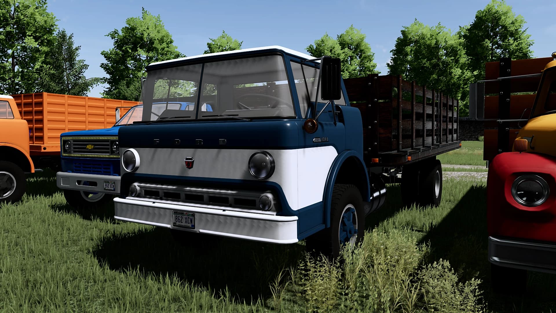 1957 FORD C600 FLATBED 2