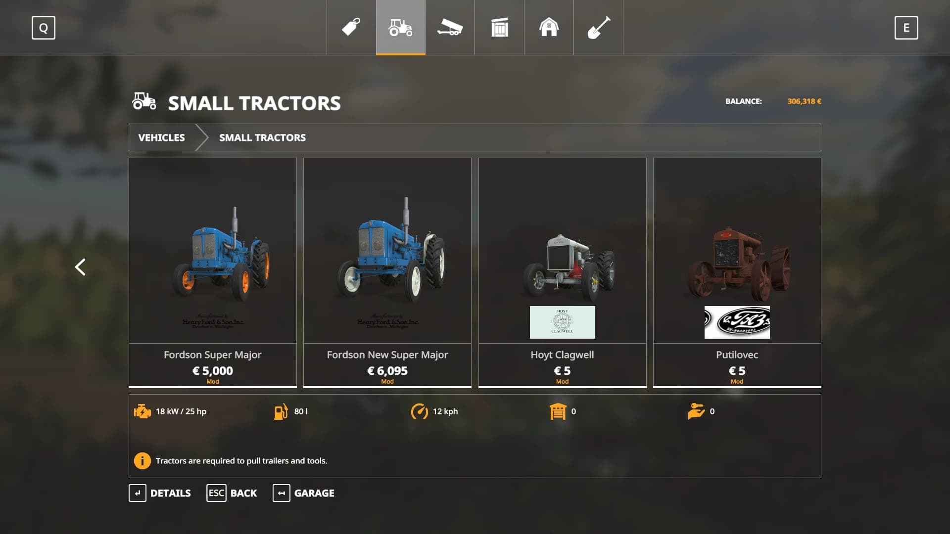 FORDSON PACK UNFINISHED