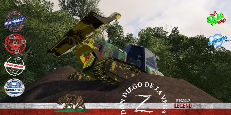 FORESTRY TRACTOR DOZER DEERE 5