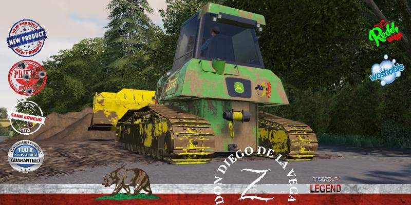 FORESTRY TRACTOR DOZER DEERE 4