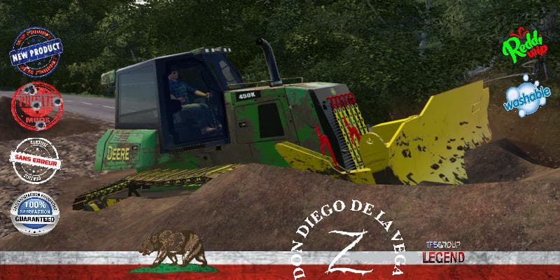 FORESTRY TRACTOR DOZER DEERE 3