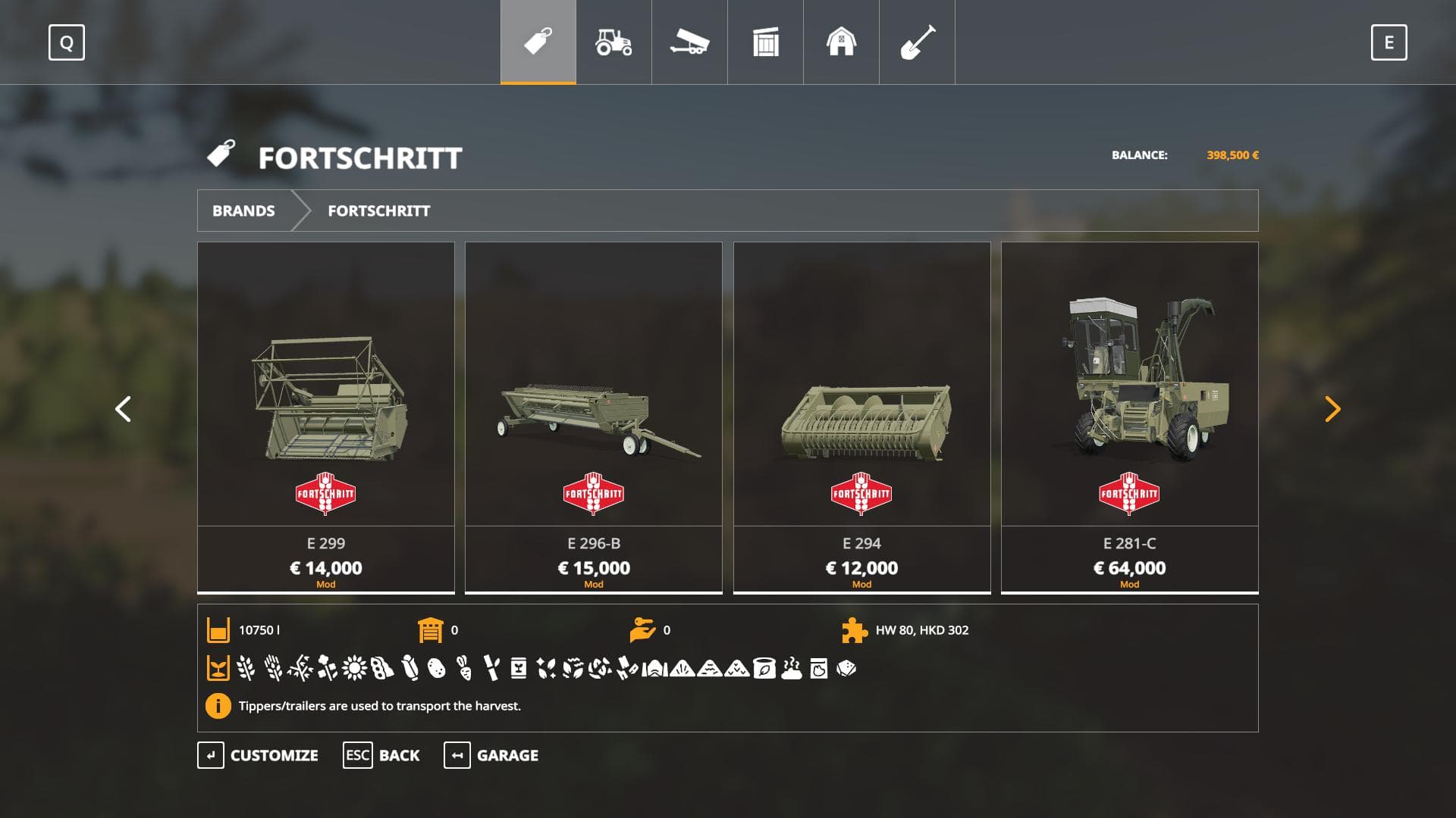 FORTSCHRITT PACK 5