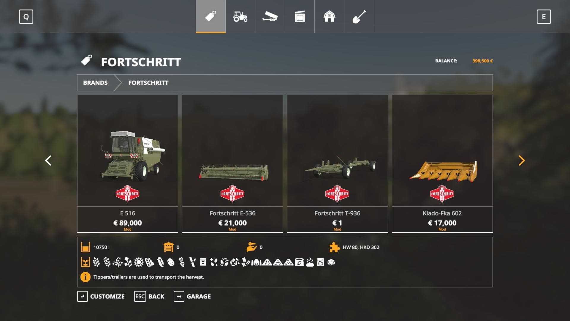 FORTSCHRITT PACK 4