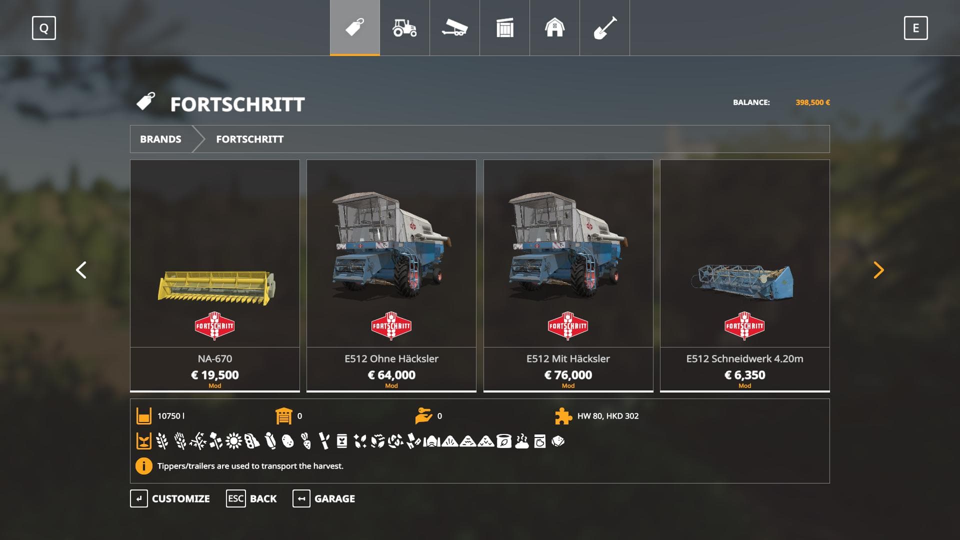 FORTSCHRITT PACK 3