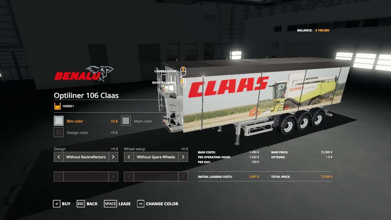 FS19 Benalu Tipper Claas 2