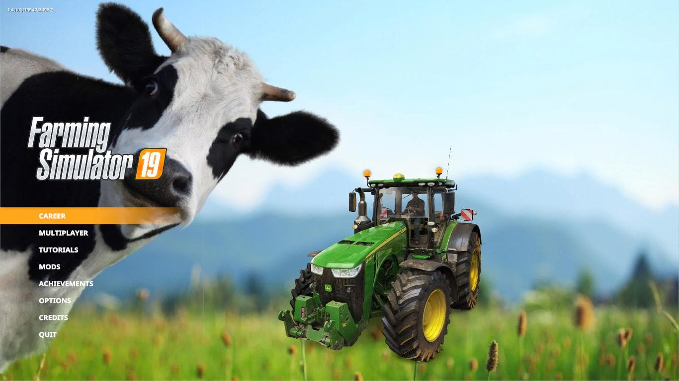 FS19 COW MENU BACKGROUND