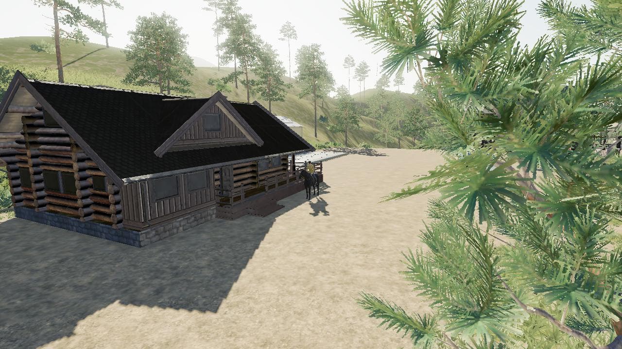 FS19 LOGCABINHOUSE BETA 4