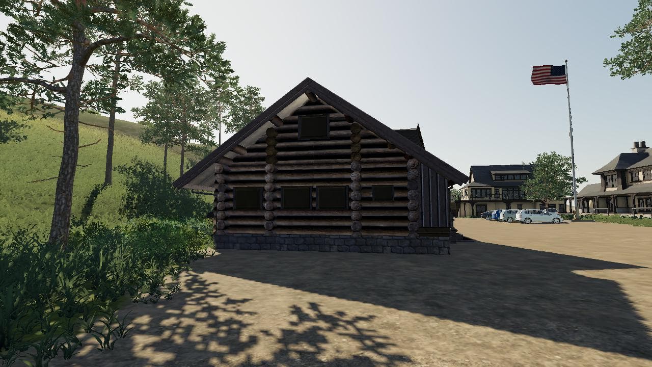 FS19 LOGCABINHOUSE BETA 2