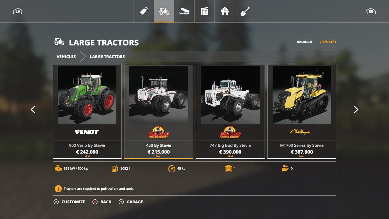 FS19 MOD UPDATES 18/12/2019 BY STEVIE