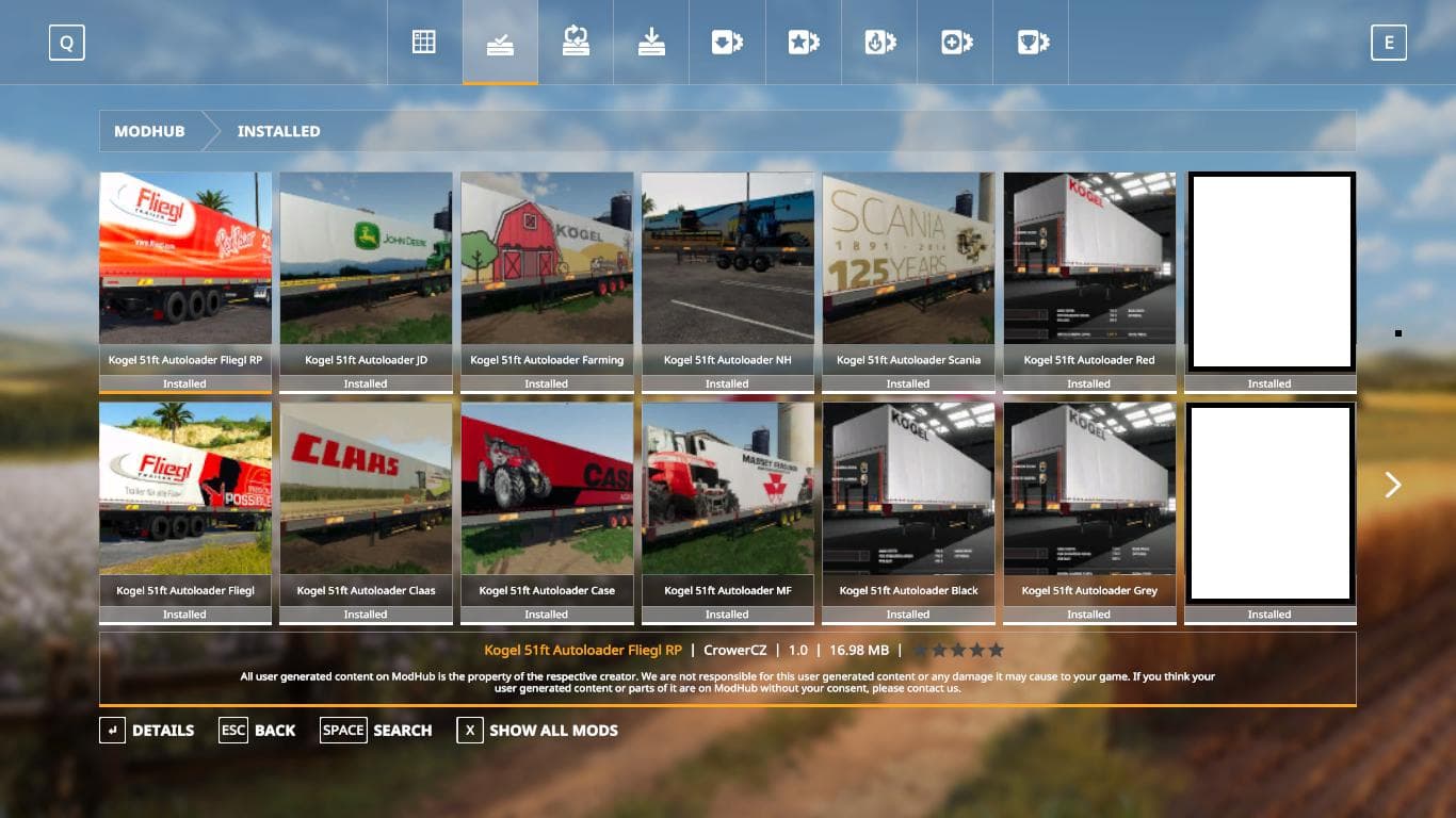 FS19 Mega Kogel Trailers Pack 4