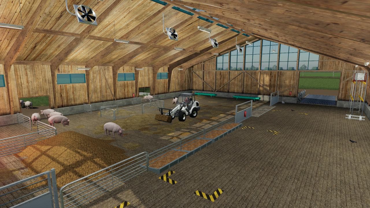 FS19 Organic Pigsty Placeable 4