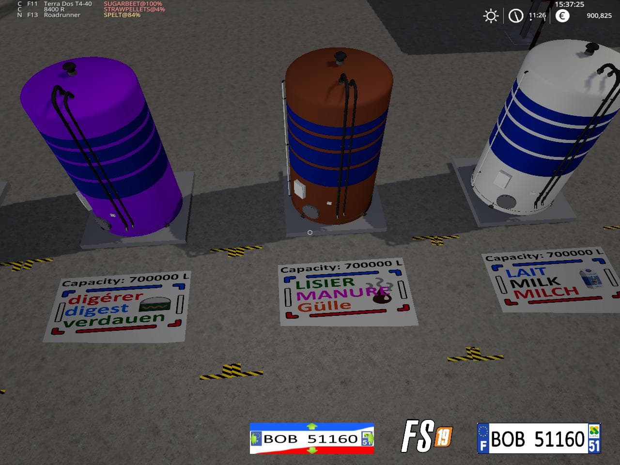 FS19 PACK TANKS BY BOB51160