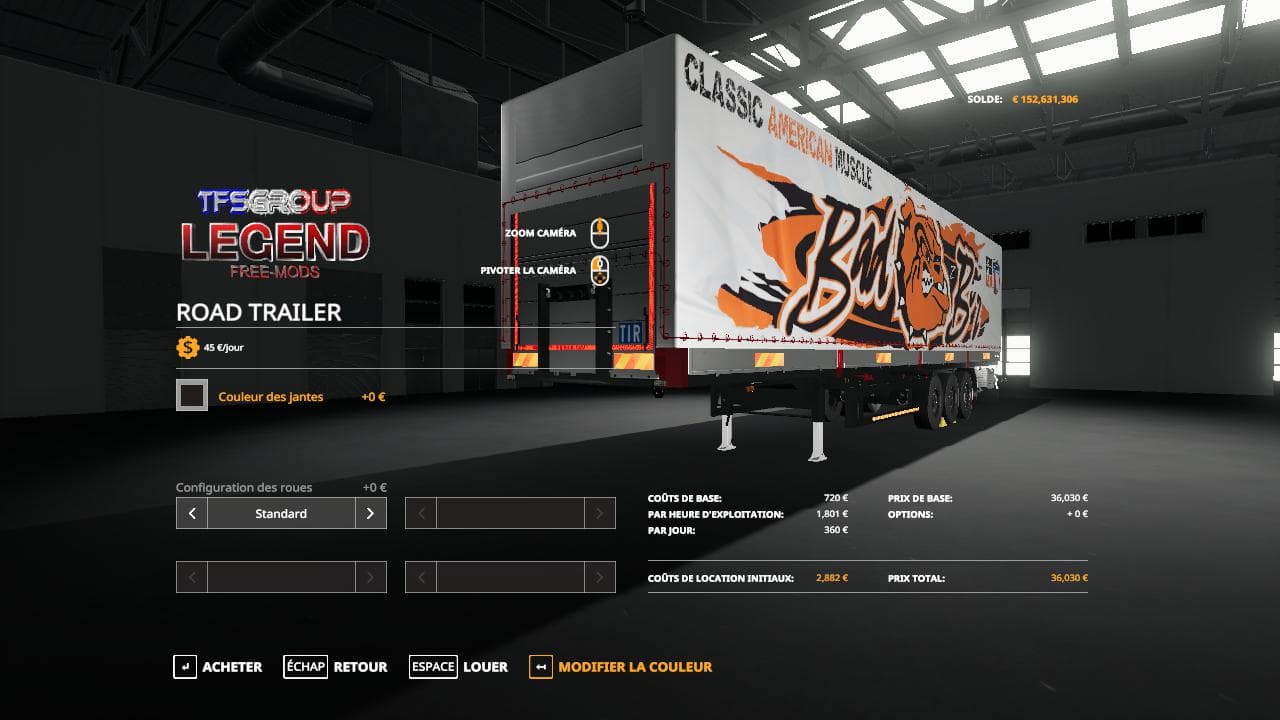 FS19 ROAD TRAILER BAD BOY