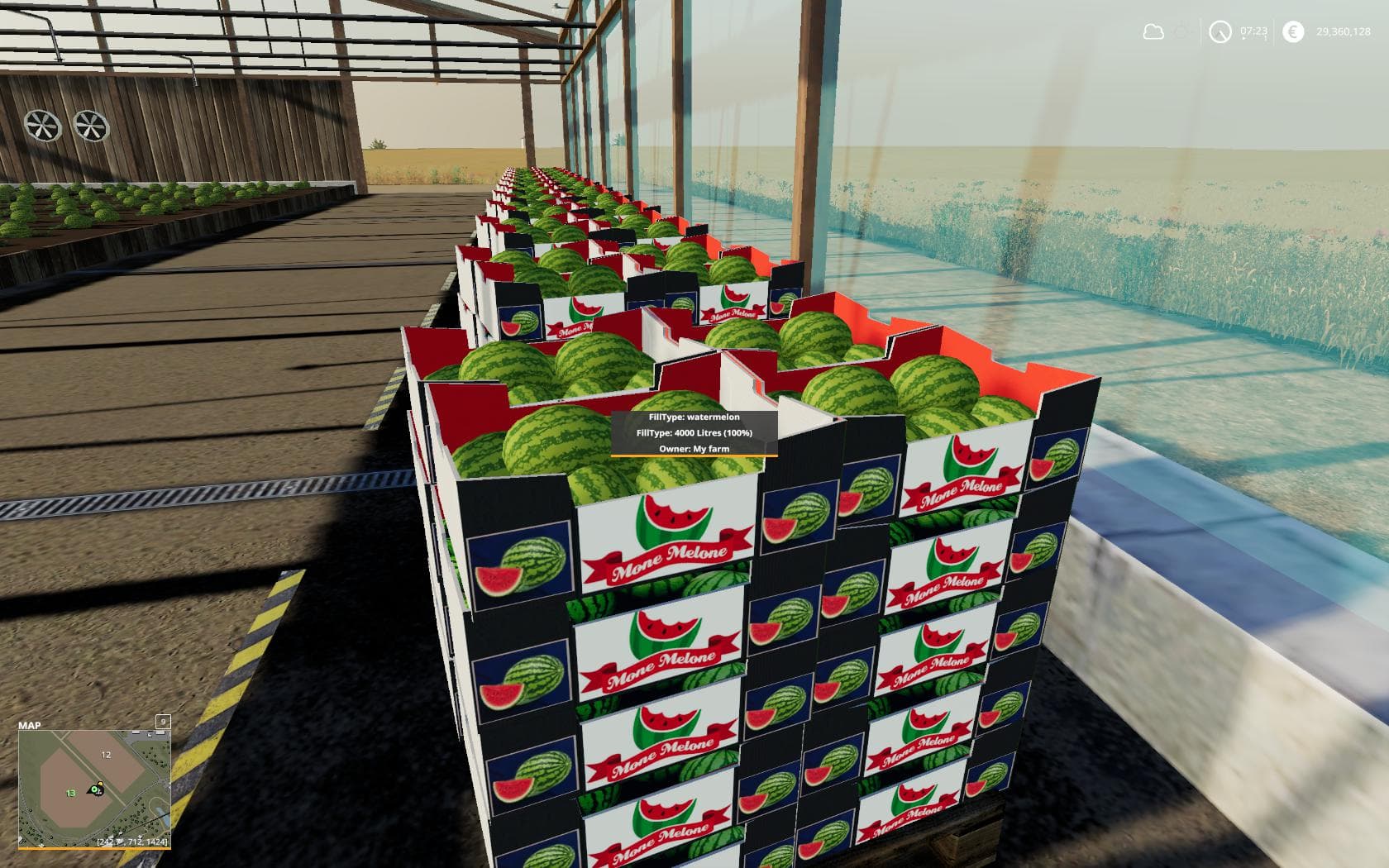 FS19 Watermelon Greenhouse 3
