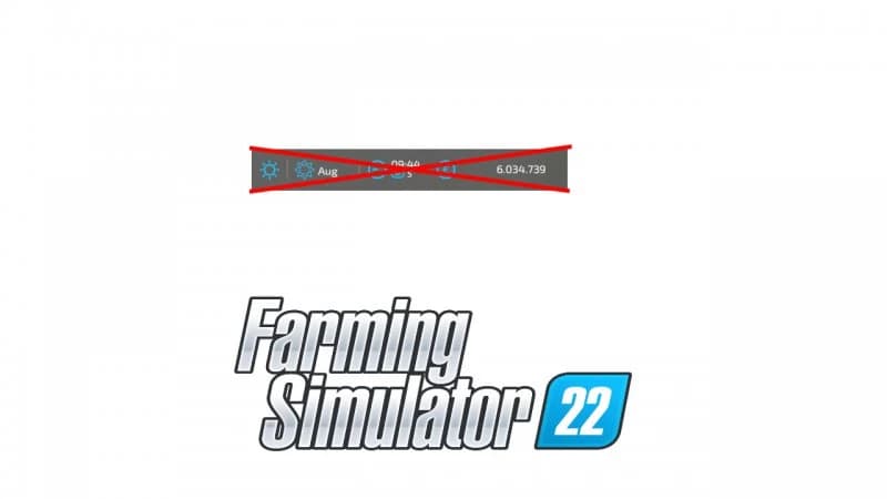 FS22 HUD HIDER