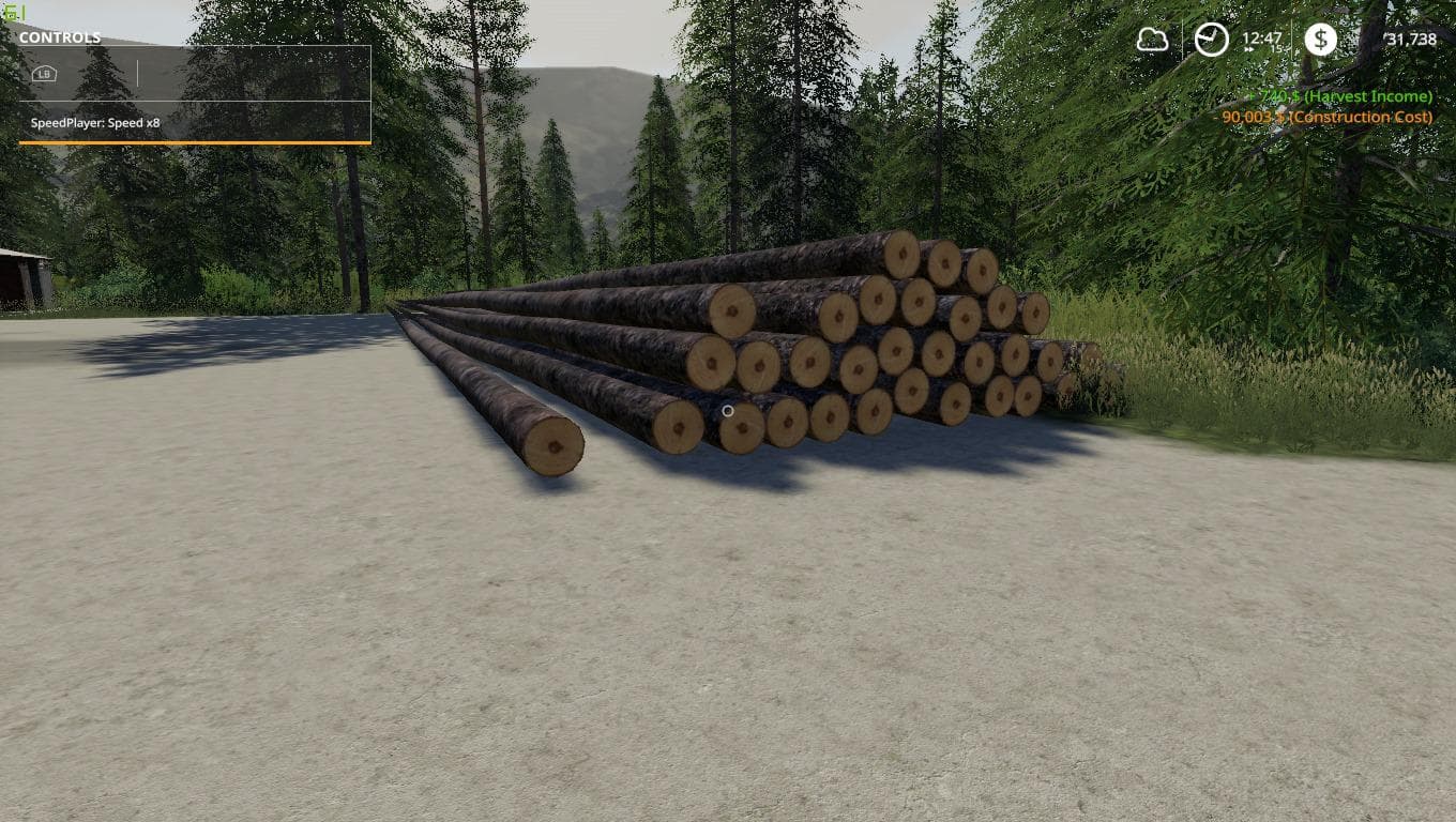 FULL LENGTH SPRUCE LOGS BY STEVIE 5
