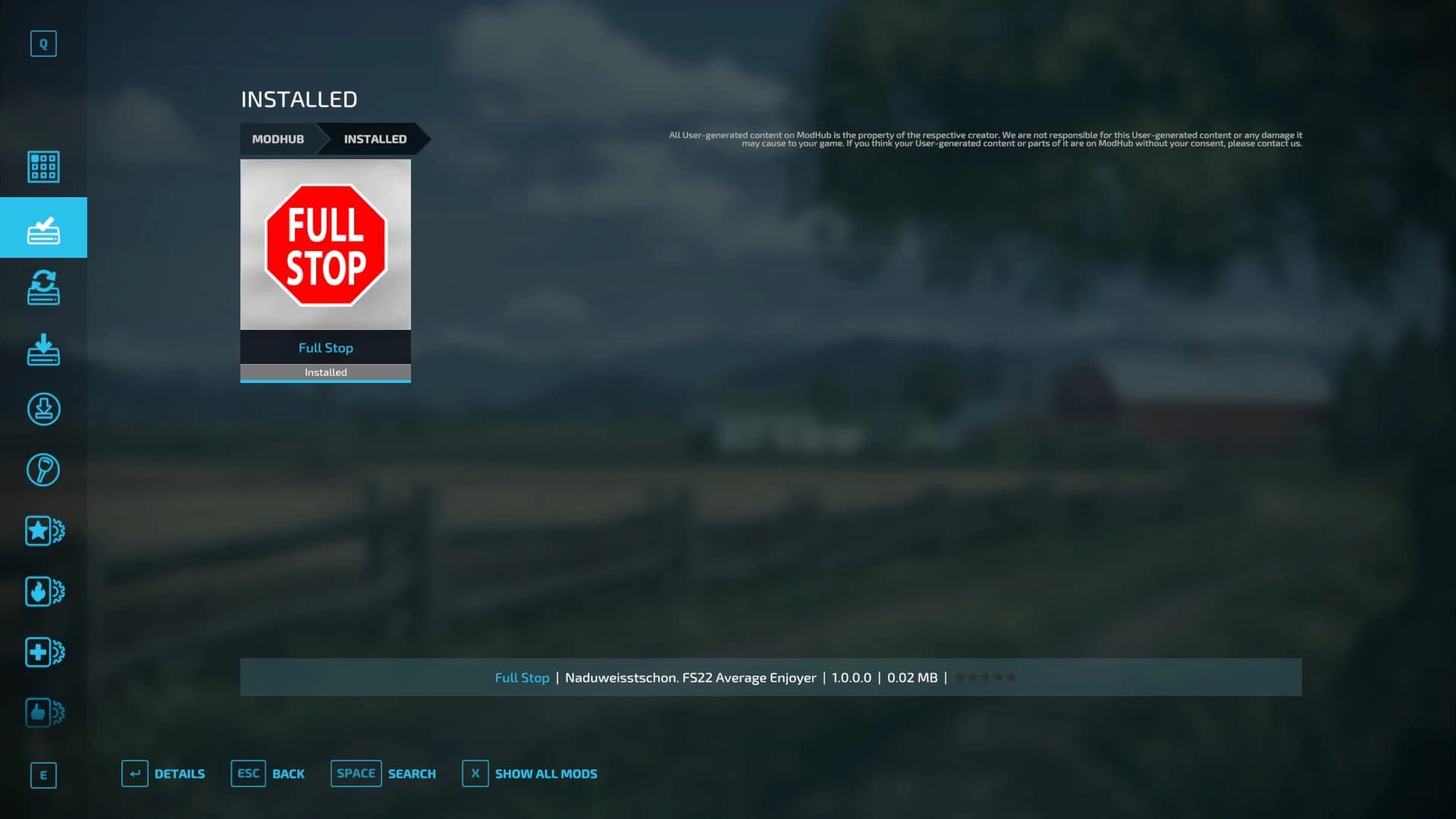FULL STOP MOD