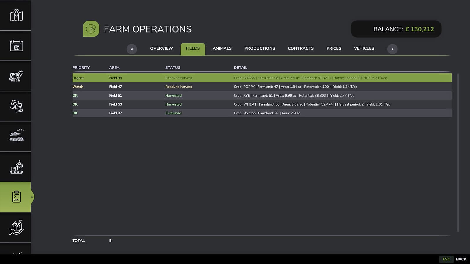 Farm Operations Dashboard 3