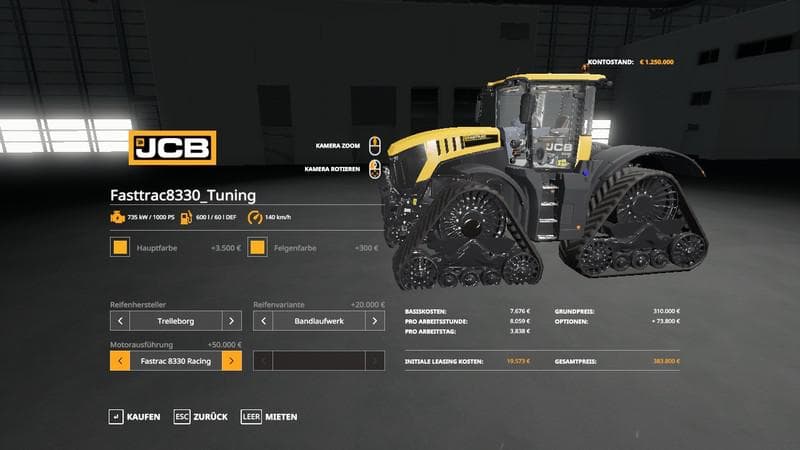 Fasttrac 8330 Tuning