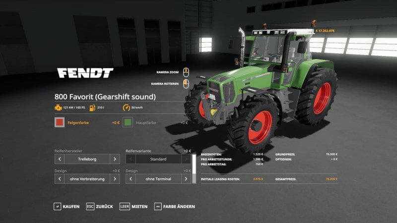Fendt Favorit 800