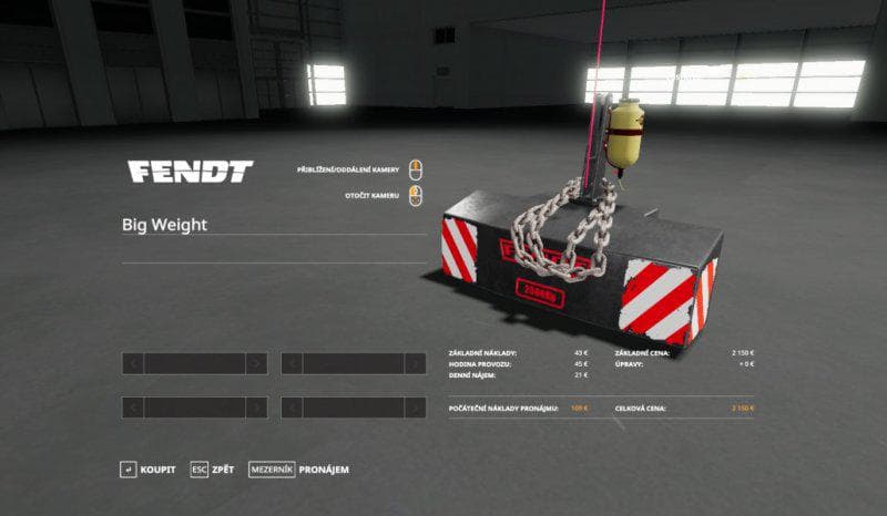 Fendt Weight