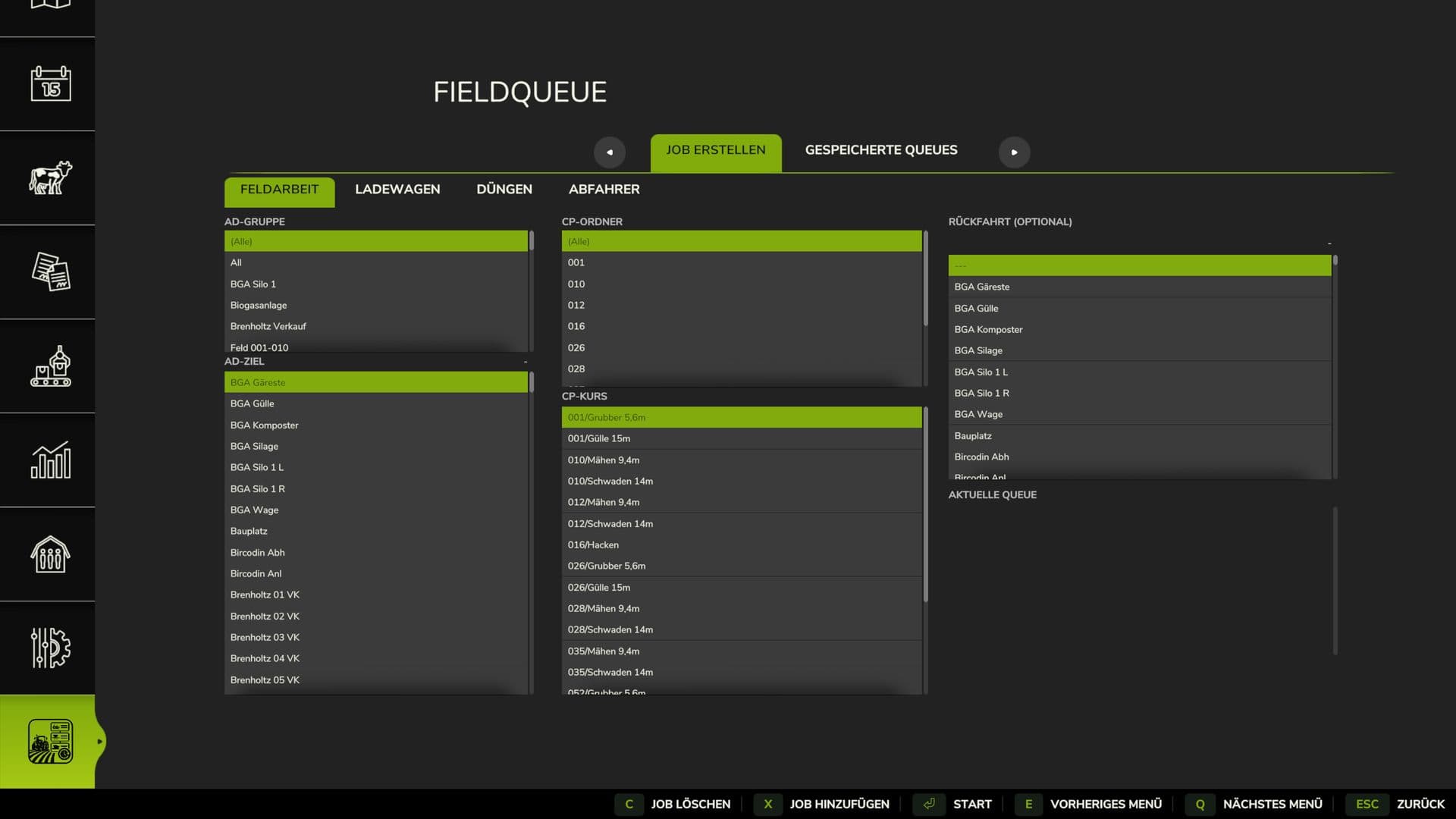 Field Queue 5