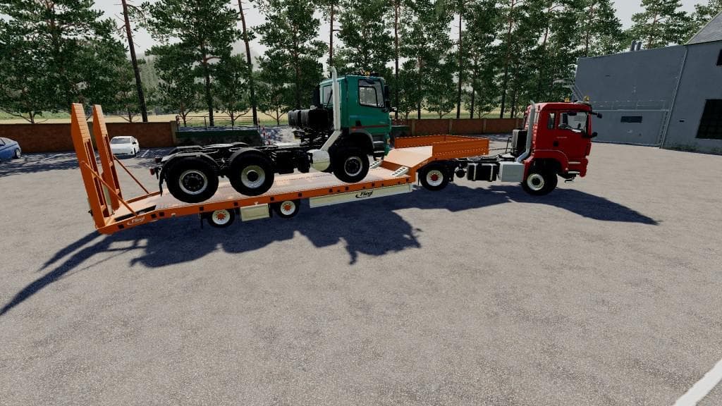 Fliegl Low Loader 3