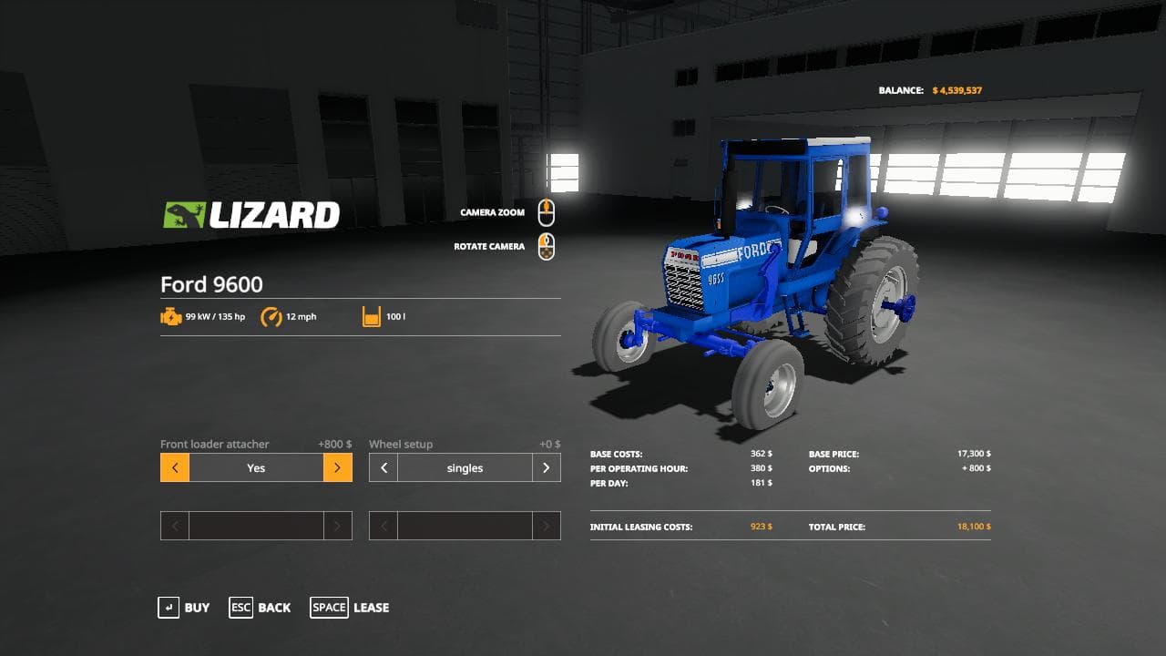 Ford 9600 cabbed beta 5