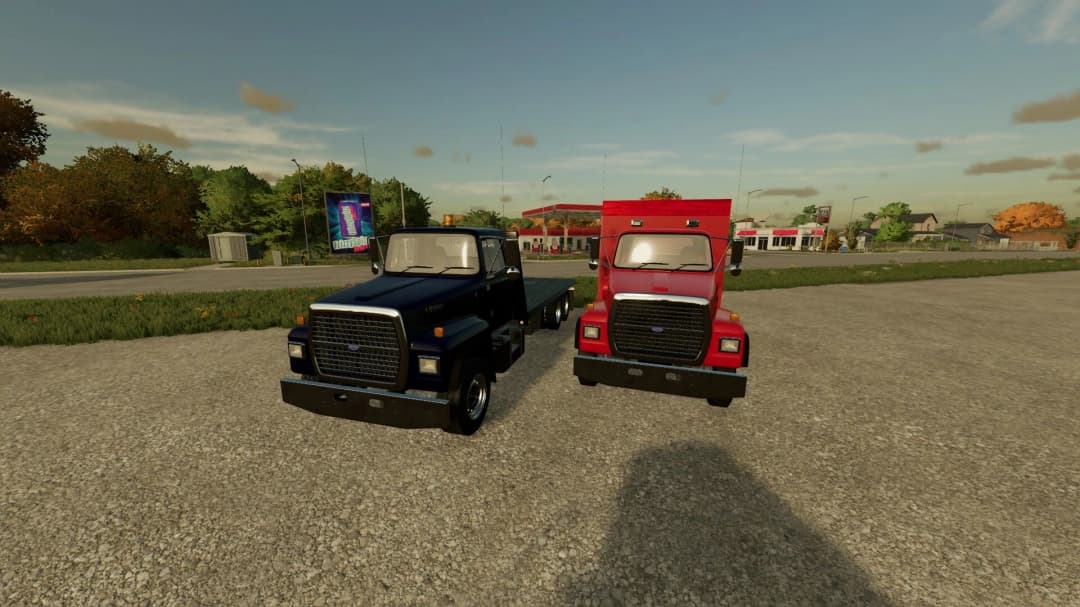 FORD L8000 FLATBED/AR TRUCK
