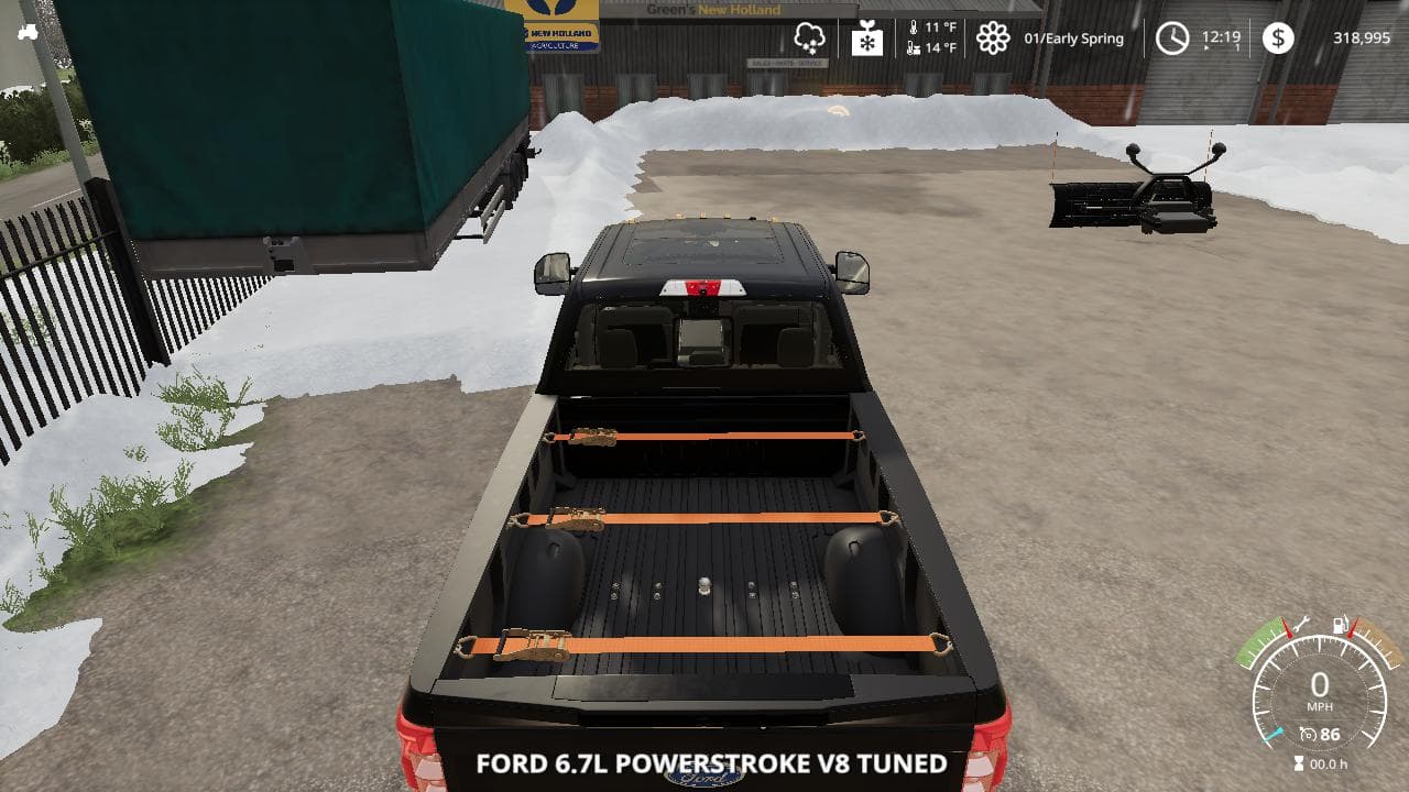 Ford f250 snow plow 4