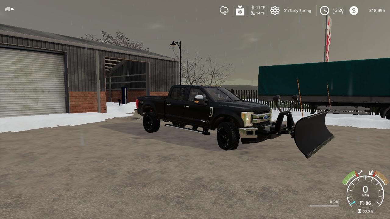 Ford f250 snow plow 3
