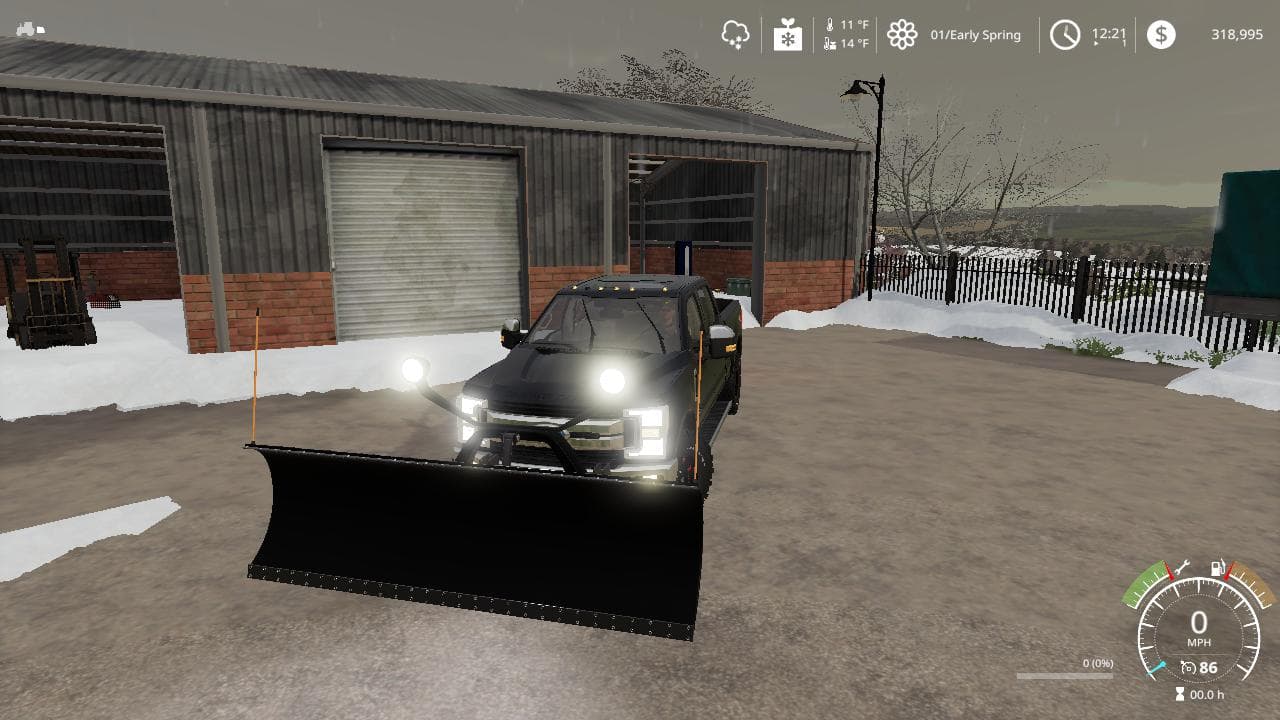 Ford f250 snow plow 2