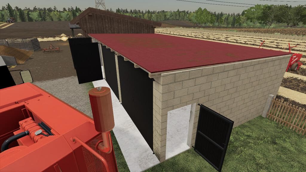 GARAGE FOR MACHINES 13.26X7 3