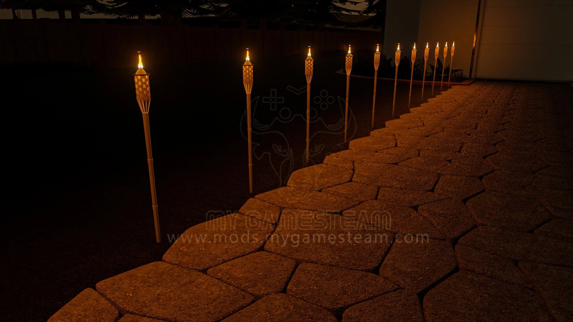 GARDEN TORCH LIGHT PACK 3