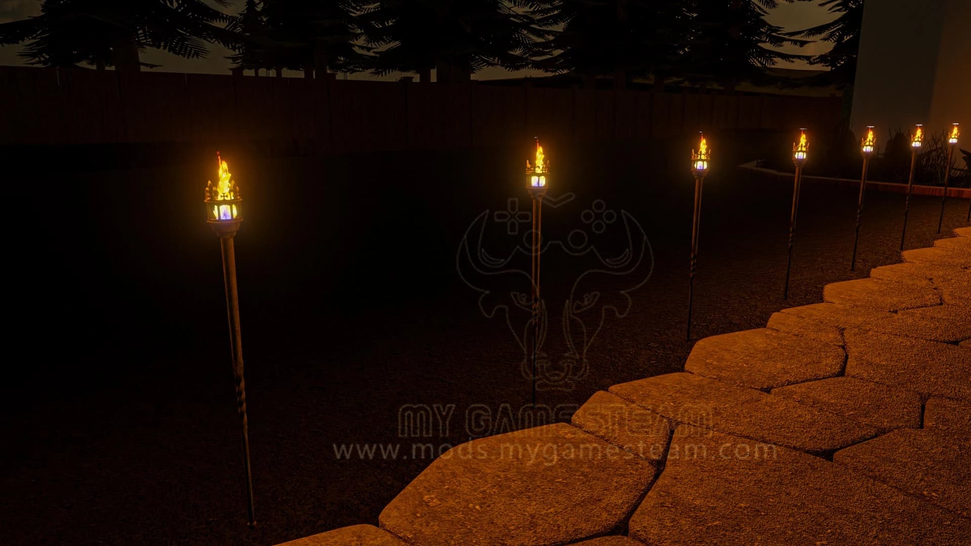 GARDEN TORCH LIGHT PACK 2