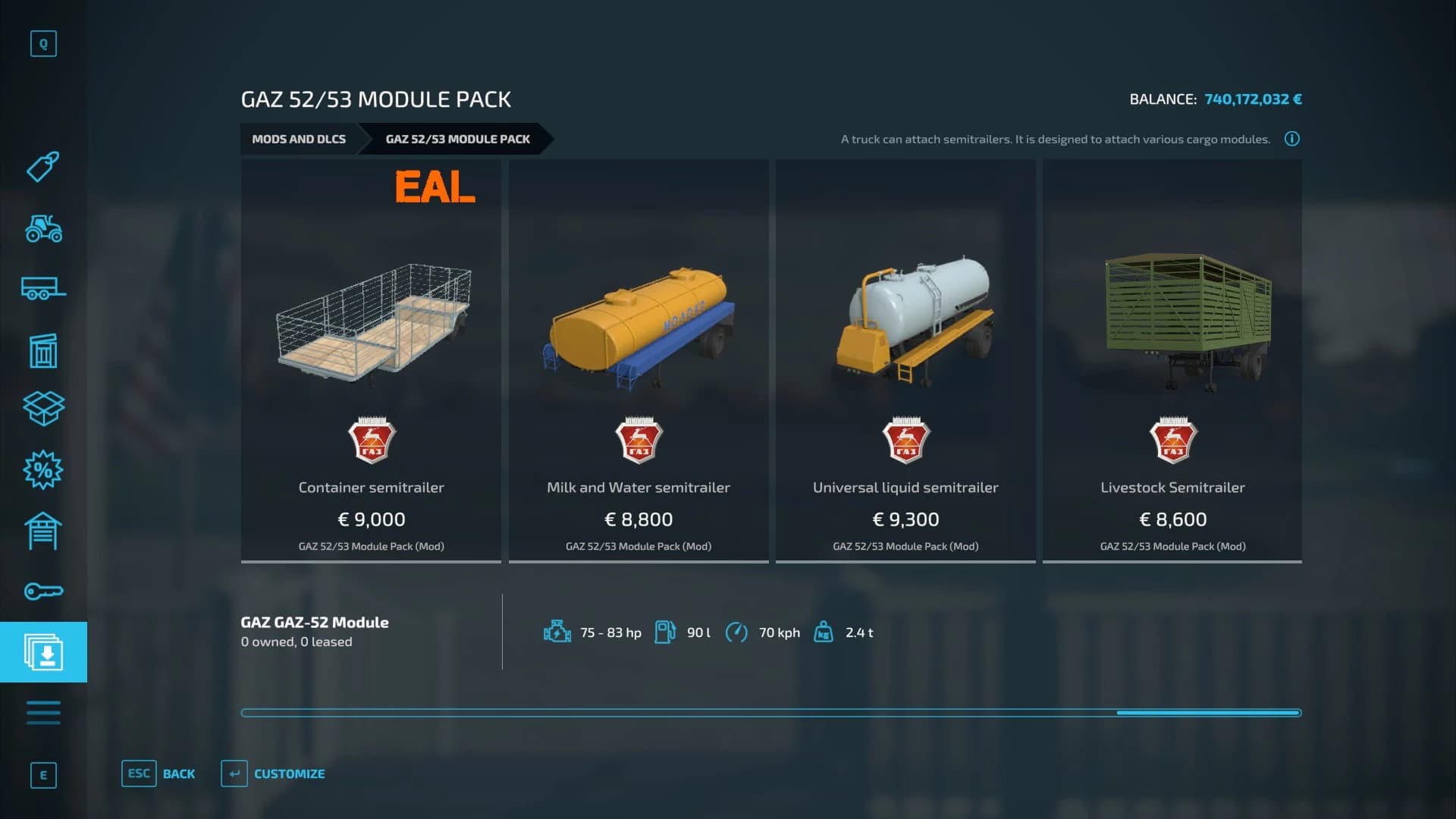 GAZ 52 - 53 MODULE PACK 2