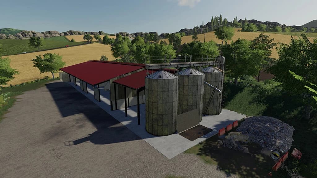 GRAIN BUILDINGS WITH SILO 4