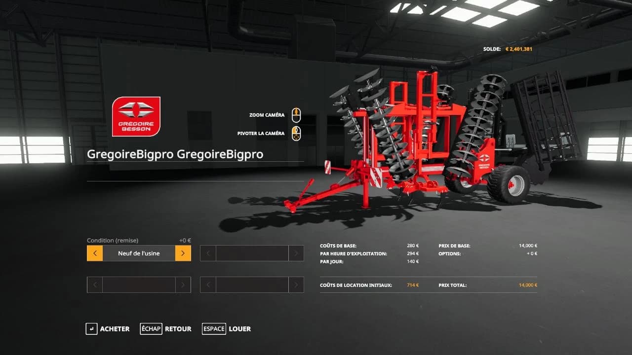 GREGOIRE BIGPRO 3