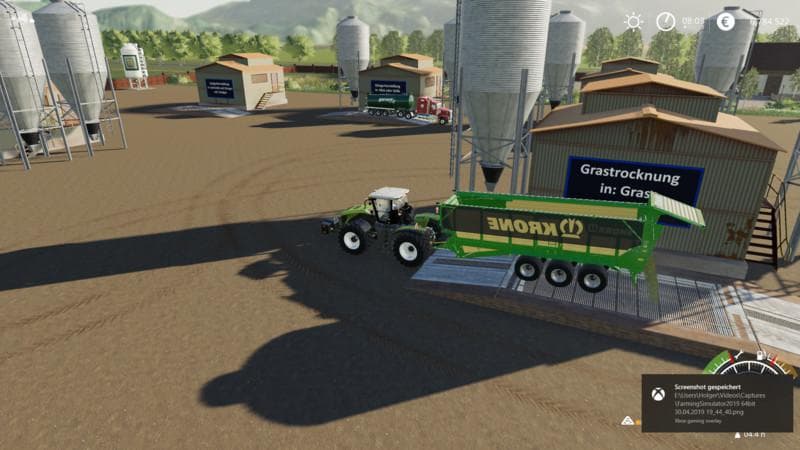 Grass drying