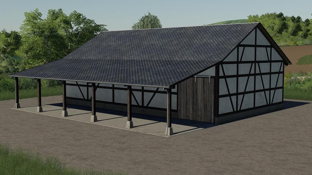 HALF-TIMBERED BARN