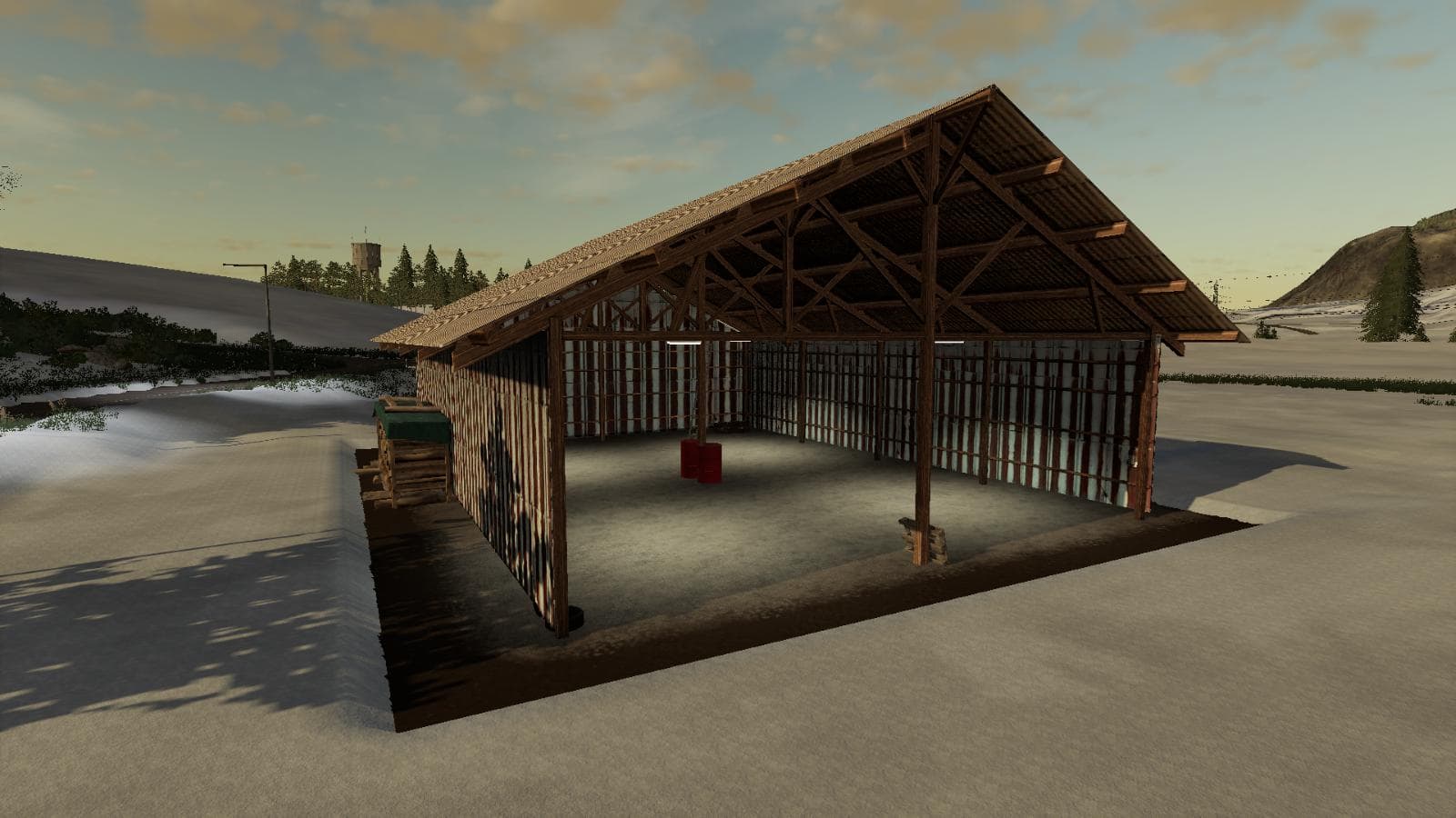 HANGAR BOIS METAL 3