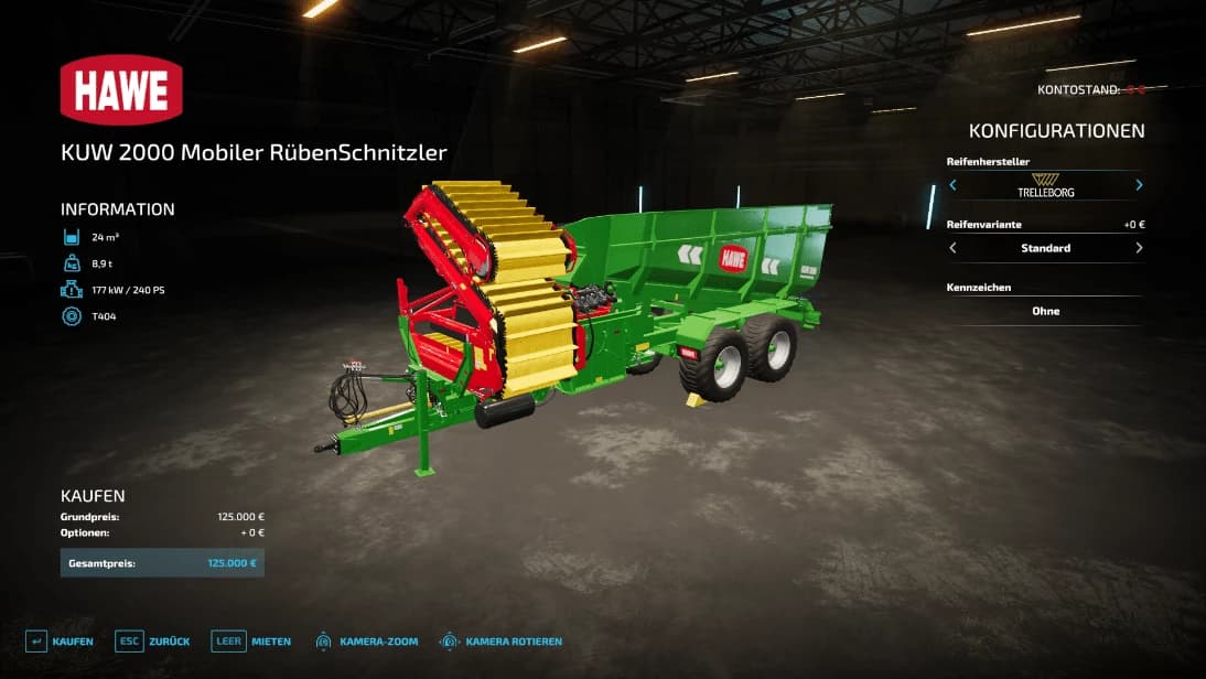 HAWE 2000 BEET CUTTER